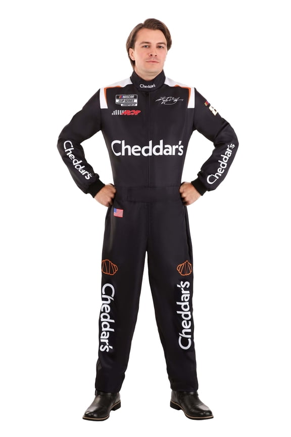 Men's Kyle Busch Cheddars Uniform NASCAR Costume
