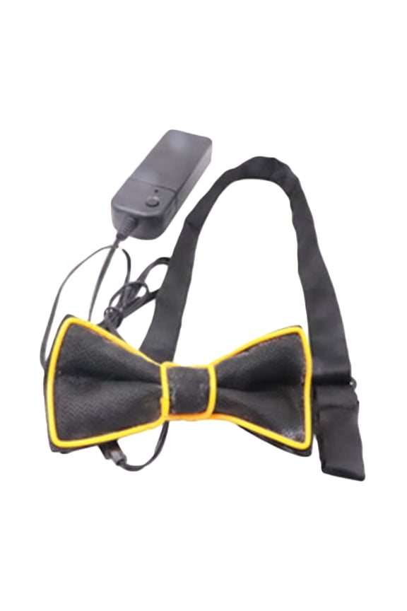 Men's LED Light-Up Bow Tie for Parties, Raves, Concerts, and Costume Events (Without batteries)