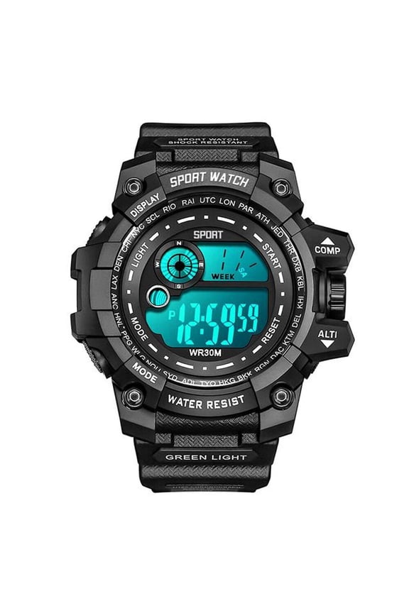 Men’s LED Style Military Tactical Waterproof Heavy Duty Fashion Sports Watch US