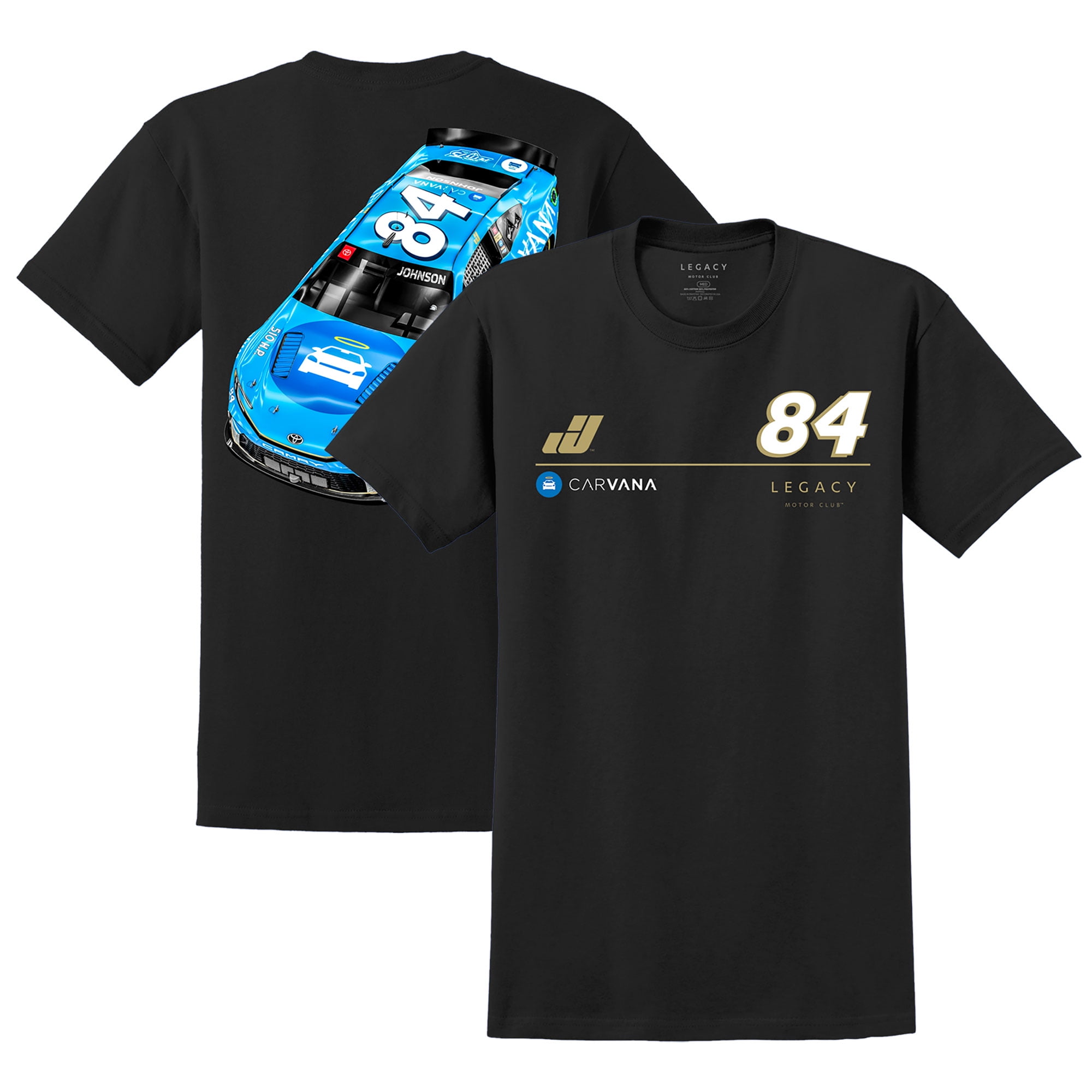 Men s LEGACY Motor Club Team Collection Charcoal Jimmie Johnson Carvana Car T Shirt Walmart