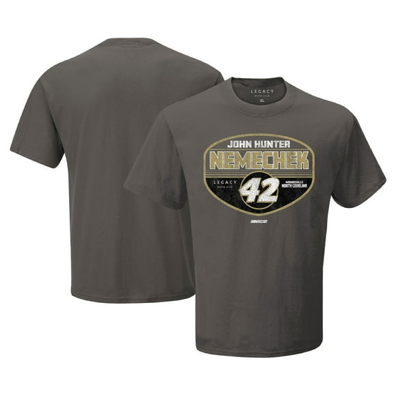 Men's LEGACY Motor Club Team Collection  Charcoal John Hunter Nemechek  Tailgate T-Shirt