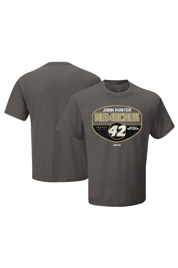 Men's LEGACY Motor Club Team Collection  Charcoal John Hunter Nemechek  Tailgate T-Shirt