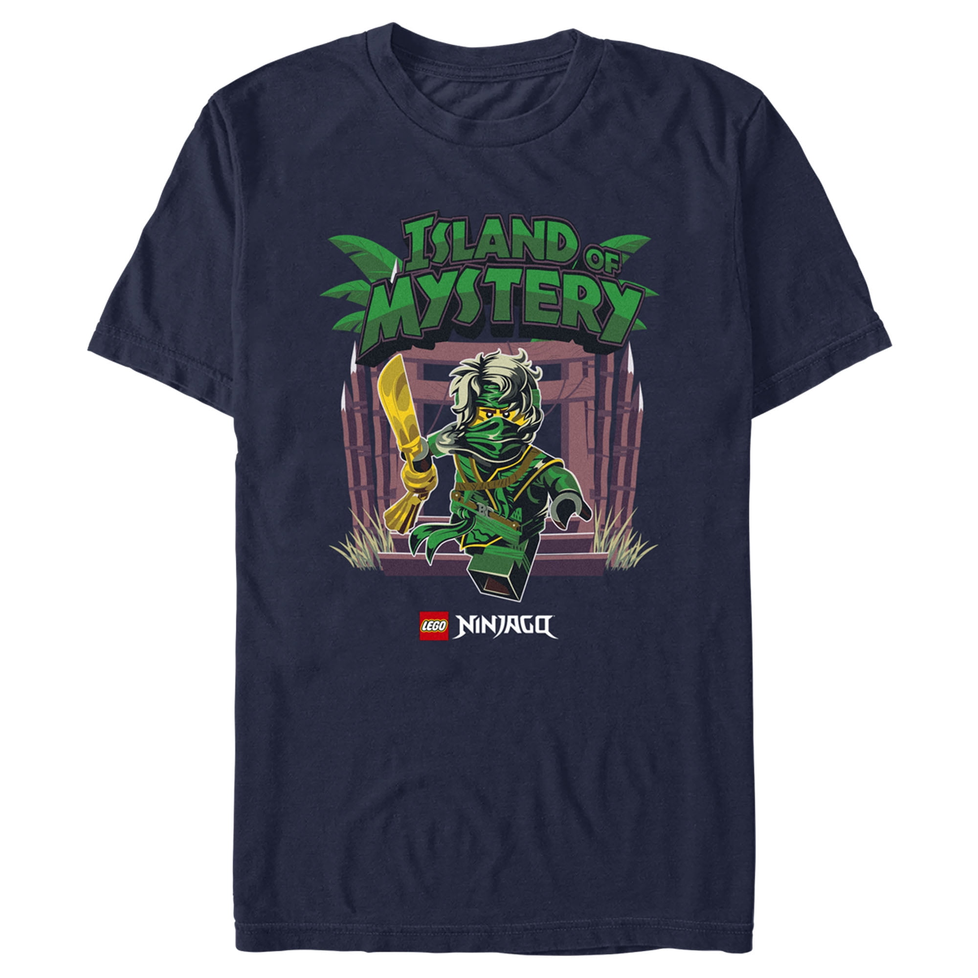 Men s LEGO Ninjago Island of Mystery Lloyd Graphic Tee Navy Blue