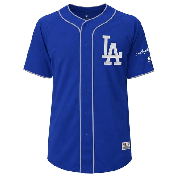 MLB Los Angeles Dodgers Men's Primary Color Full Button Jersey