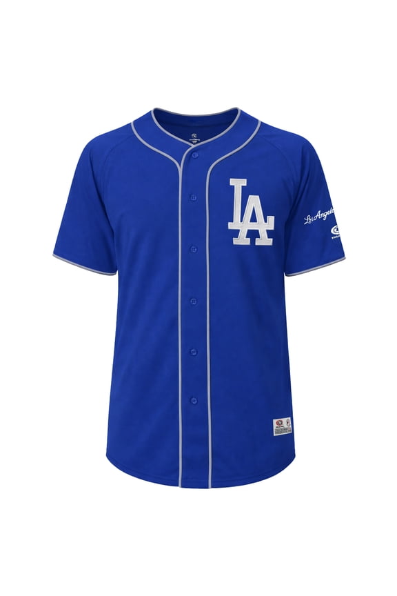MLB Los Angeles Dodgers Men's Primary Color Full Button Jersey