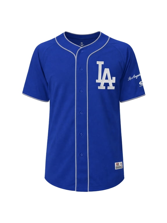 MLB Los Angeles Dodgers Men's Primary Color Full Button Jersey