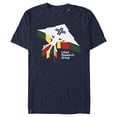 thumbnail image 1 of Men's LRG 3D Color Block Tree  Graphic Tee Navy Blue Medium, 1 of 5