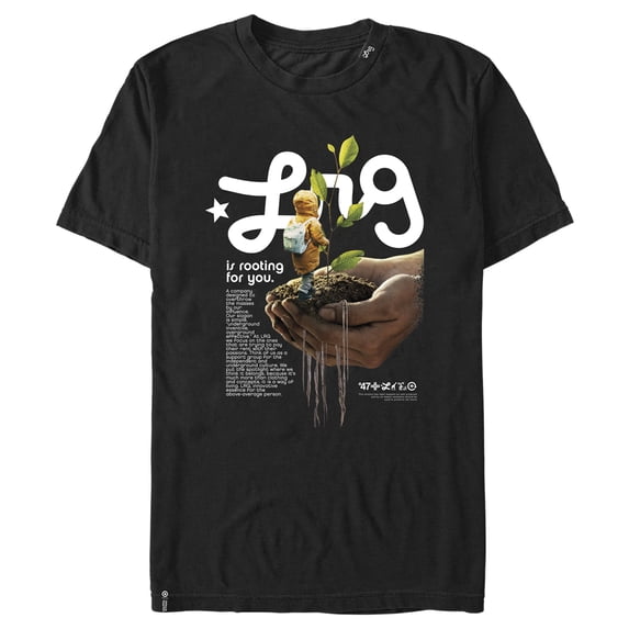 Men's LRG Rooting for You Graphic Tee Black X Large