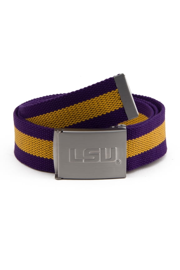 Men's LSU Tigers Fabric Belt