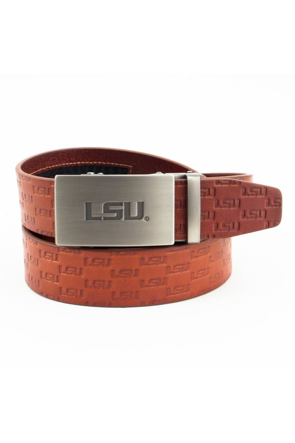 Men's LSU Tigers Ratchet All-Over Print Belt