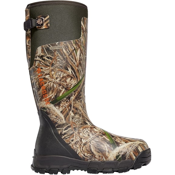 Lacrosse Alphaburly Pro 18" 800g Hunting Boots, Realtree Max-5 Camo, Waterproof, Scent-Free, Size 6 (376021-06)