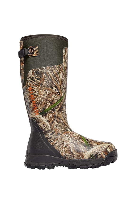 Alphaburly Pro 18" 800g Hunting Boots, Realtree Max-5 Camo, Waterproof, Scent-Free, Size 6 (376021-06)