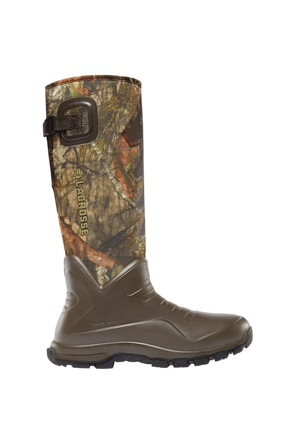 AeroHead Sport 16" Mossy Oak Brush Tuff Boot, 3.5mm, Size 14, Durable Hunting Footwear (340222-14)