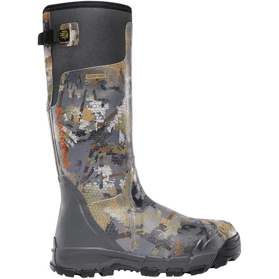 Lacrosse Alphaburly Pro 18" 800g Hunting Boots, Optifade Timber, Waterproof, Scent-Free, Size 6 (376014-06)