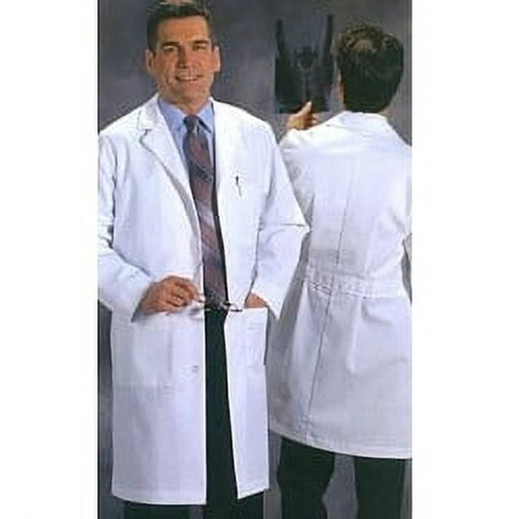 Men's Lab Coat - White Color - 38" length