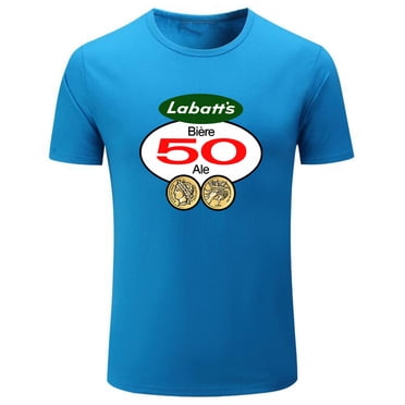 Men's Labatt 50 Beer Brand T-Shirt - Casual Graphic Tee For Fans, Streetwear Style