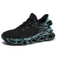 thumbnail image 1 of Men's Lace-Up Knit Breathable Blade Athletic Sneakers, 1 of 7