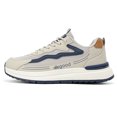 thumbnail image 1 of Men's Lace-Up Mesh Spliced Platform Athletic Casual Shoes, 1 of 7