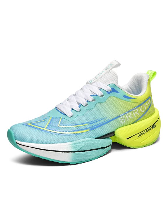 Men's Lace‑Up Performance Running Sneakers, Lightweight Mesh Upper Round Toe Sculpted Cushioned Midsole Athletic Footwear For Jogging And Casual Walking