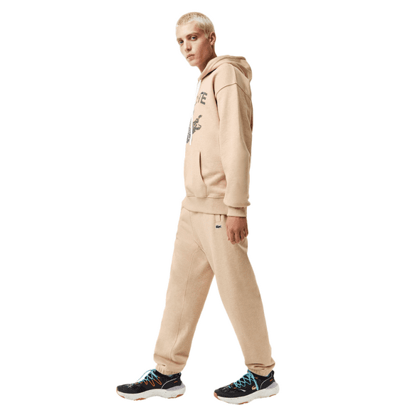 Men's Lacoste Beige Print Trackpants - 4/M