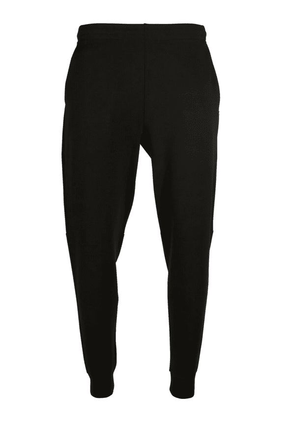 Men's Lacoste Black Slim Fit Heathered Cotton Blend Tracksuit Trousers - 7/2XL