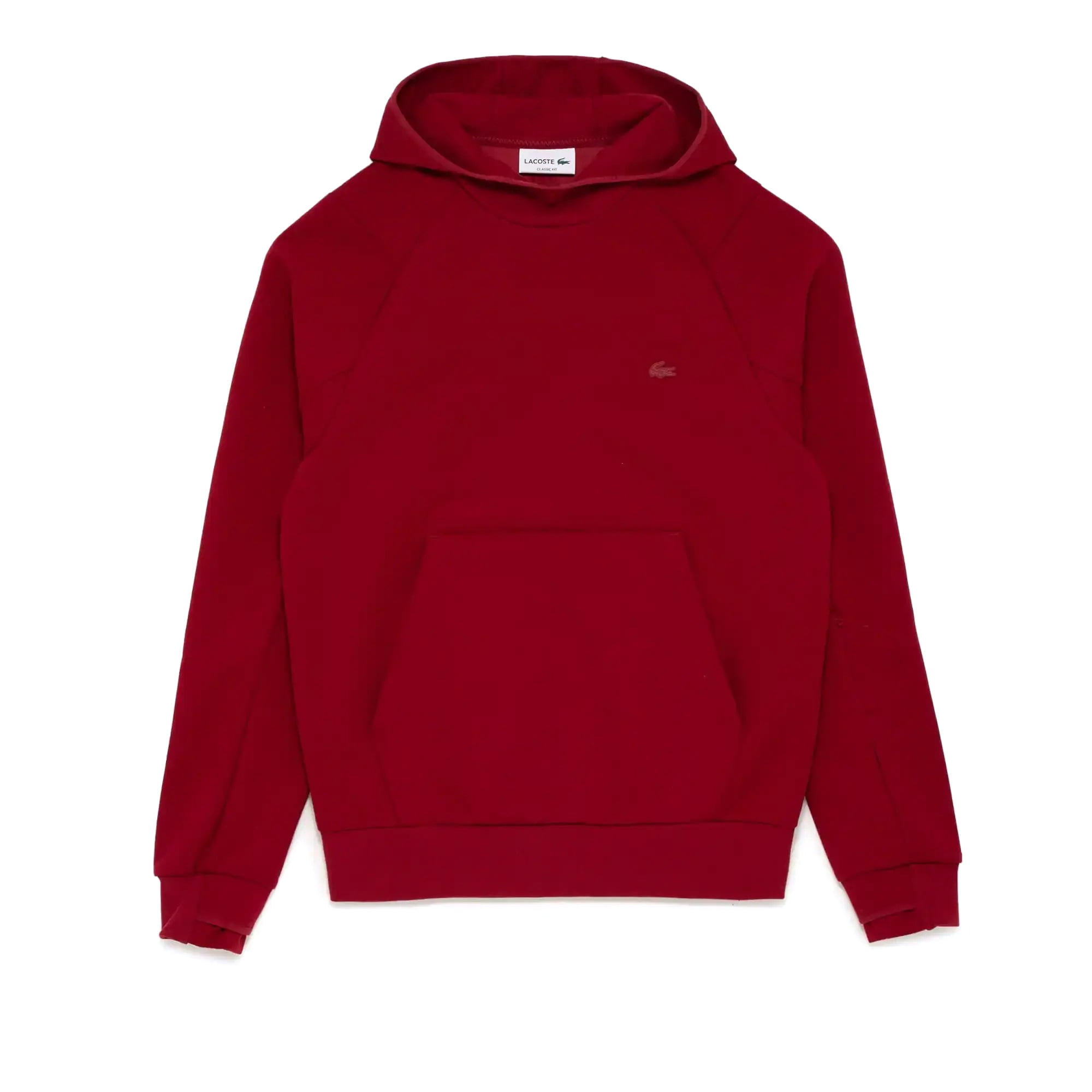 Men's Lacoste Red Kangaroo Pocket Fleece Hoodie Sweatshirt - 6/XL -  Walmart.com