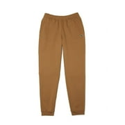 Men's Lacoste Brown Tapered Fit Fleece Trackpants - 4/M