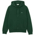 thumbnail image 1 of Men's Lacoste Green Kangaroo Pocket Fleece Hoodie Sweatshirt - 6/XL, 1 of 1