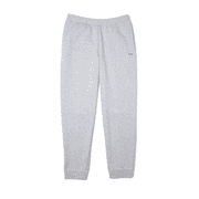 Men's Lacoste Grey Chine Tapered Fit Fleece Trackpants - 3/S