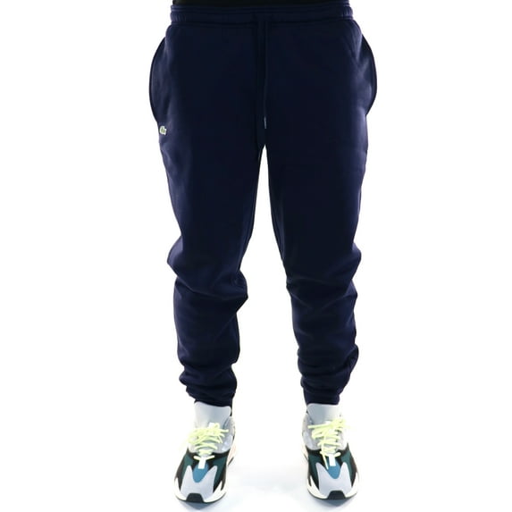 Men's Lacoste Navy Blue Sport Tennis Fleece Track Pants - 5/L