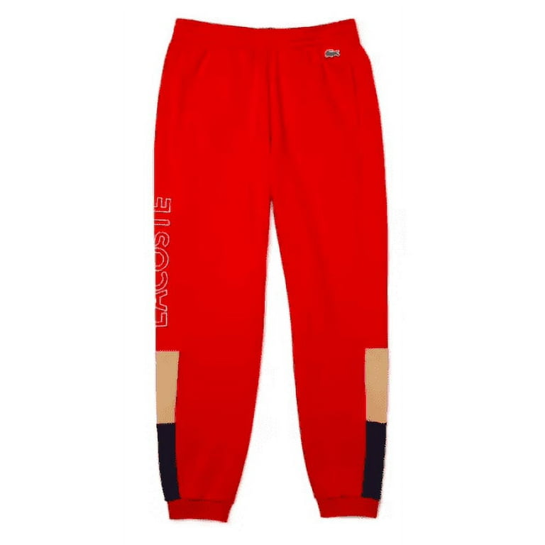 Lacoste orange sweatpants sales