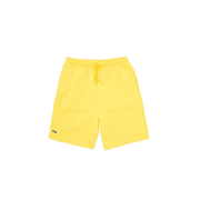 Men's Lacoste Yellow Sport Tennis Fleece Shorts - 5/L