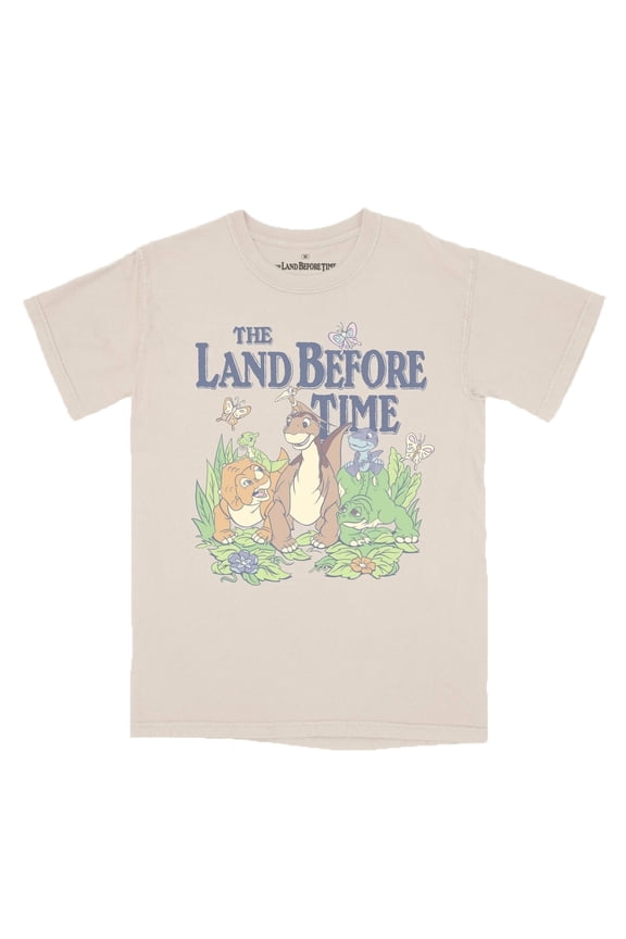 Men's Land Before Time Tan Graphic T-Shirt - Large