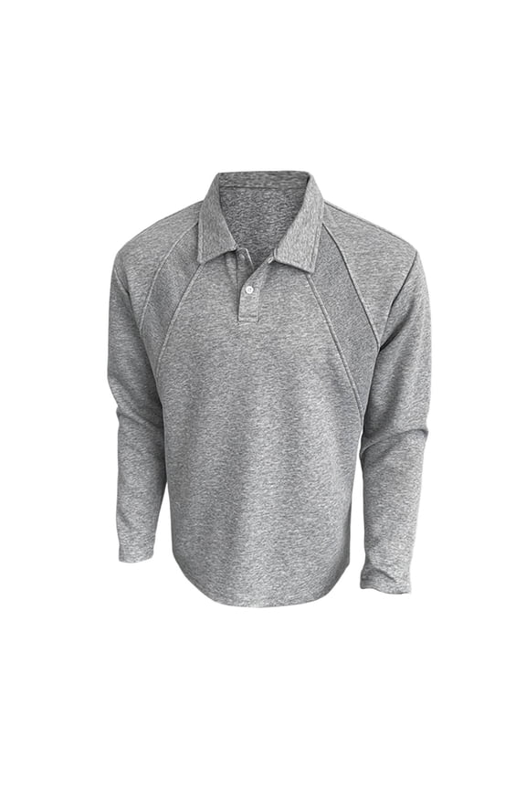 Men's Lapel Long Sleeve Shirt Quick-Dry Performance Casual Collared Athletic Shirt for Men Slim Fit Comfortable Dress Shirt Mens Summer Lightweight Pullover Tee Shirts