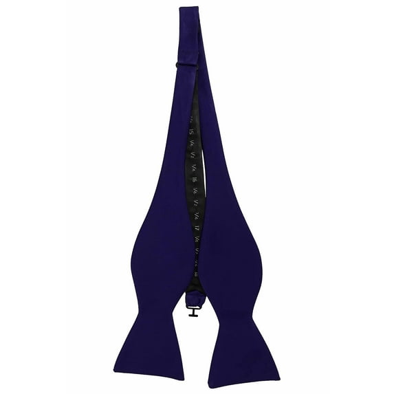 Men’s Lapis Formal Satin Self-Tie Bow Tie in a Variety of Colors by Spencer J’s Signature Satin Collection