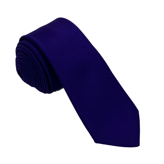 Men’s Lapis Formal Satin Self-Tie Skinny Tie in a Variety of Colors by Spencer J’s Signature Satin Collection