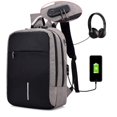 thumbnail image 1 of Men's Laptop Anti-theft Backpack,Light Grey, 1 of 2