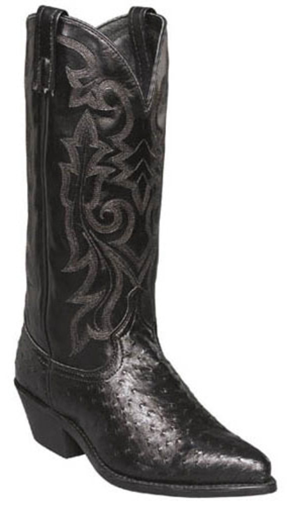 LAREDO OSTRICH Mens Size 13 EW Boots preowned worn once Laredo Western Cowboy Boots Mens Size 10 D Black Ostrich  main image 3