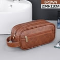 thumbnail image 1 of Men's Large Capacity Travel Toilet Bag, Portable Makeup and Toiletry Storage, Multi-Compartment Organizer with Wet/Dry Separation, Handheld or Crossbody Design for Convenience, 1 of 3