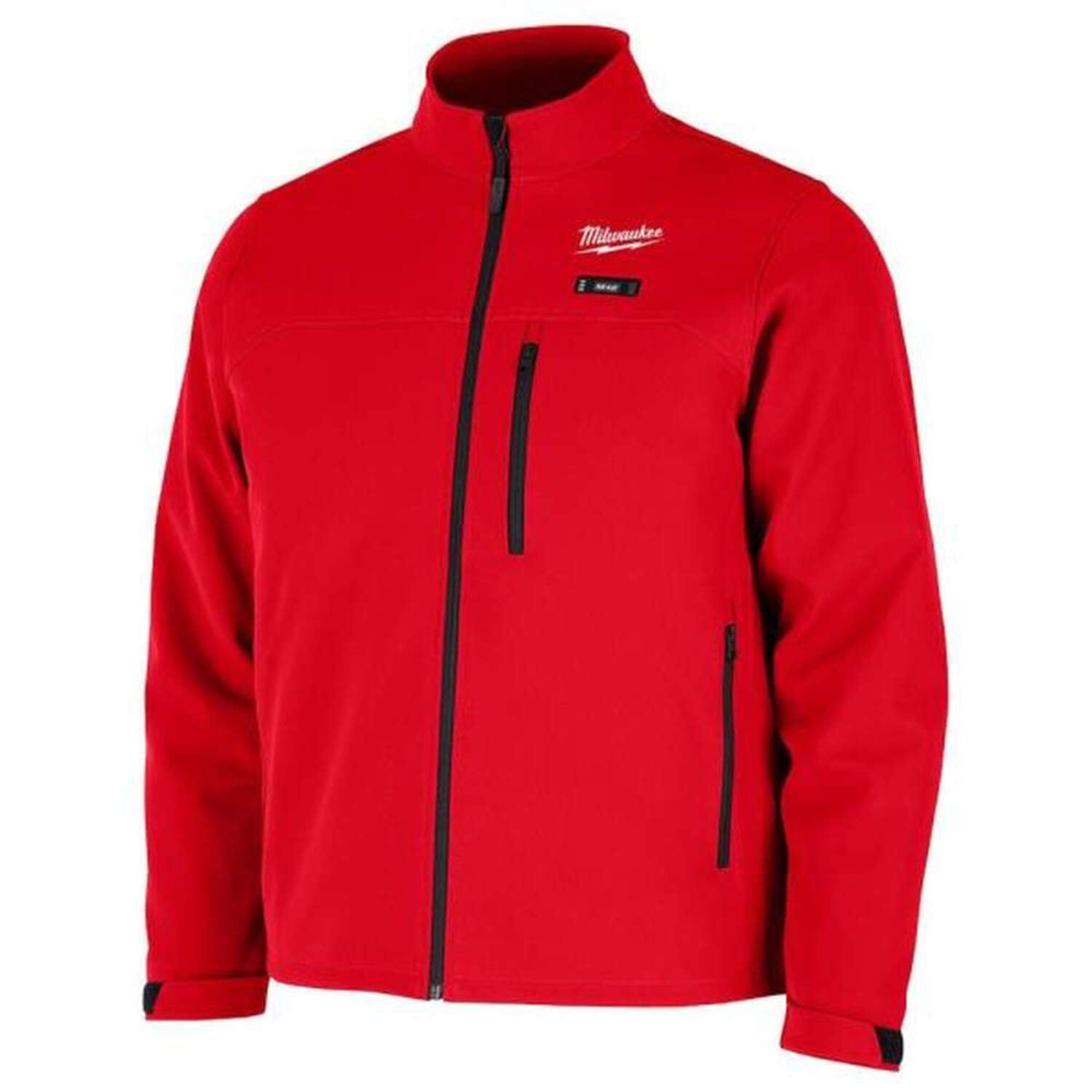 Milwaukee Men's Large M12 12V Lithium-Ion Cordless TOUGHSHELL Red Heated Jacket with (1) 3.0 Ah Battery and Charger