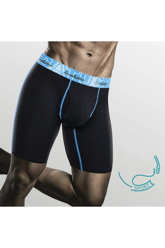 Men's Large Size Athletic Briefs for Running and Exercise, Breathable Fabric with Flat Seams for Comfort