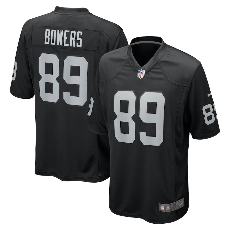 Men's Las_Vegas_Raiders Brock Bowers Black 2024 NFL Draft First Round