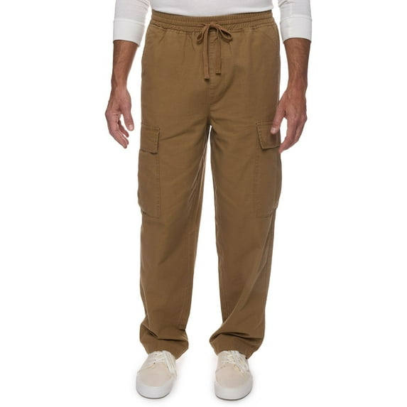 Men's Lazer Loose Fit Cargo Pants Color: Dark Khaki Size: XL