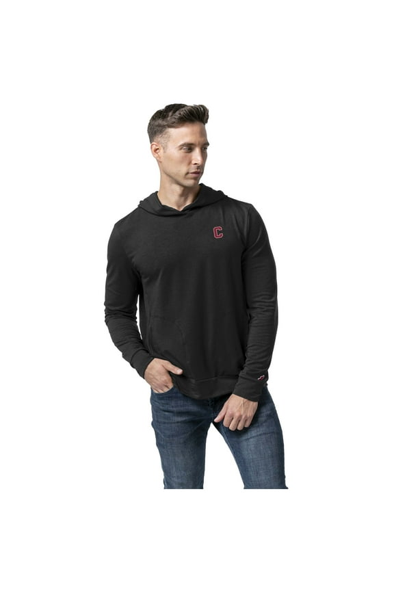 Men's League Collegiate Wear Black Cornell Big Red All-Day Pullover Hoodie