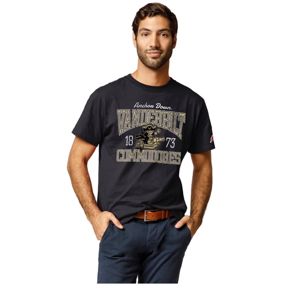 Men's League Collegiate Wear Black Vanderbilt Commodores All-American T-Shirt