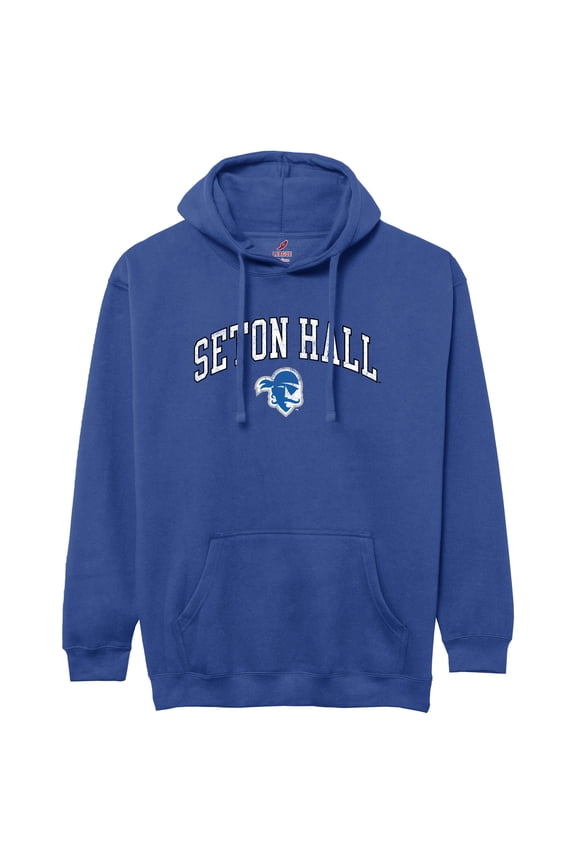 Men's-League Collegiate Wear Blue Seton Hall Pirates Essentials 2.0 Fleece Pullover Hoodie