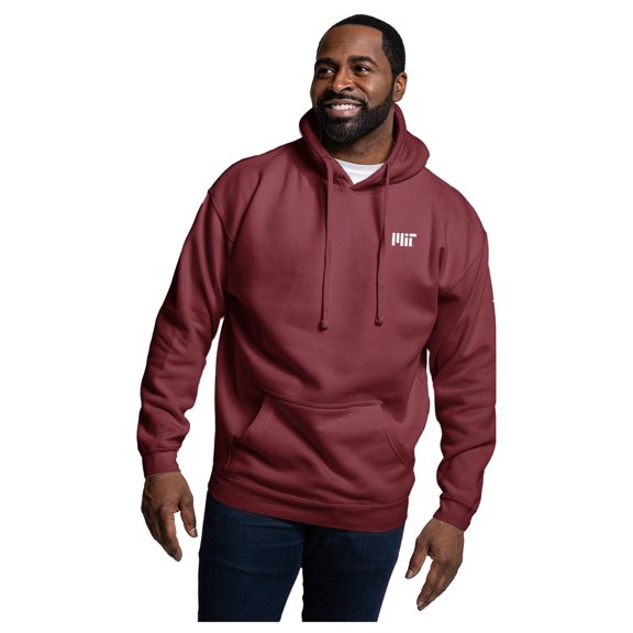 Men's-League Collegiate Wear Cardinal MIT Engineers Essentials 2.0 Fleece Pullover Hoodie