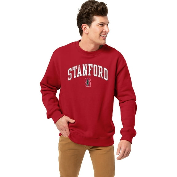 Men's League Collegiate Wear Cardinal Stanford Cardinal Essentials 2.0 Fleece Pullover Sweatshirt
