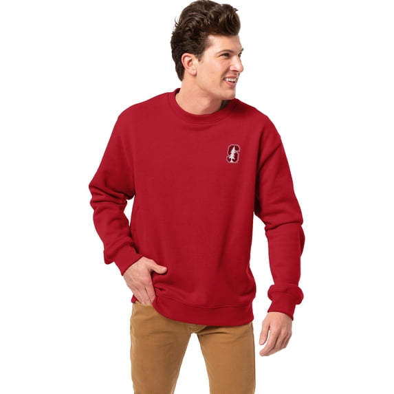 Men's League Collegiate Wear Cardinal Stanford Cardinal Essentials 2.0 Fleece Pullover Sweatshirt