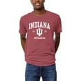 thumbnail image 1 of Men's League Collegiate Wear Crimson Indiana Hoosiers Victory Falls Tri-Blend T-Shirt, 1 of 1